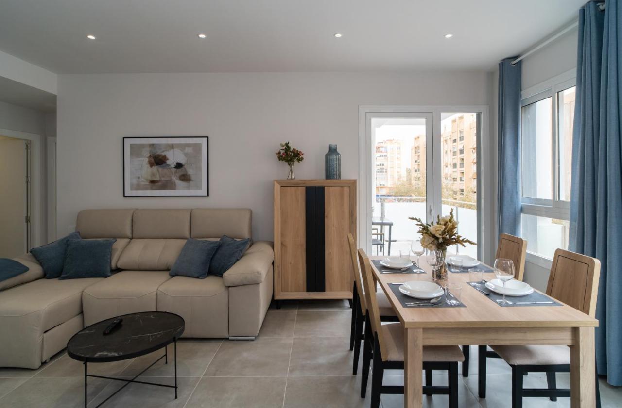 Aac Malaga - Apartamento Con Terraza, Muy Amplio, Totalmente Equipado, Cerca Del Centro Y Nuevo! المظهر الخارجي الصورة